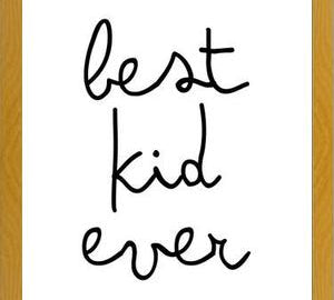 Cuadro Best Kid Ever