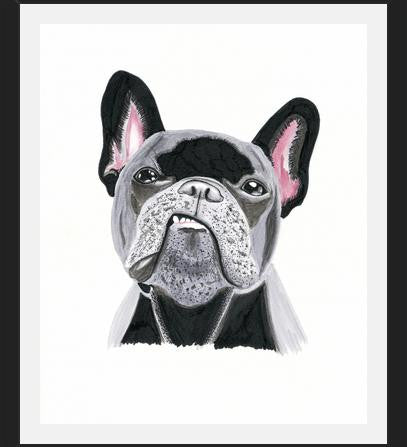 Cuadro Bulldog Rockstar