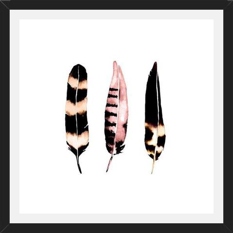 Cuadro Feathers Of Rose Gold