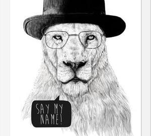 Cuadro Say my Name