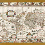 Cuadro Mapa Vintage