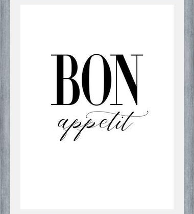 Cuadro Bon appetit