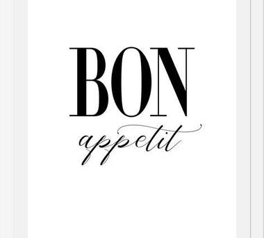 Cuadro Bon appetit