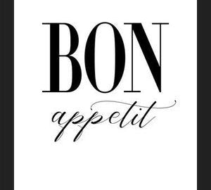 Cuadro Bon appetit