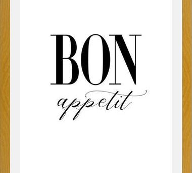 Cuadro Bon appetit