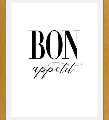 Cuadro Bon appetit