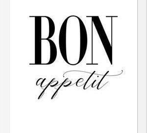 Cuadro Bon appetit