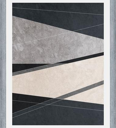 Cuadro Líneas Elegantes - Negro y Blanco