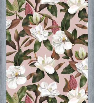 Cuadro Magnolias Pink Pattern