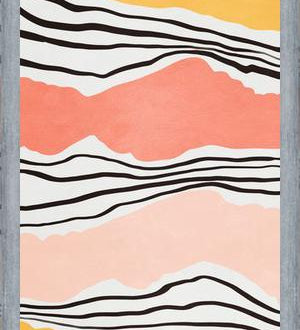 Cuadro Modern irregular Stripes 01