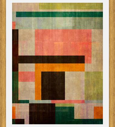 Cuadro Textured Geometric Pattern II