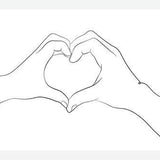 Cuadro Hands series - I love you