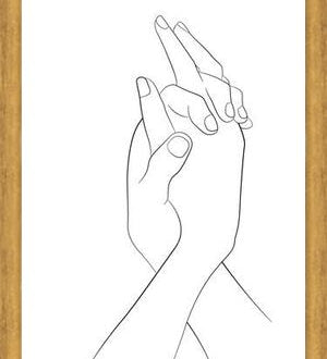 Cuadro Hands series - Together