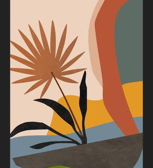 Cuadro Minimal Tropical Scenery 2