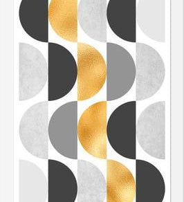Cuadro Gold Circles