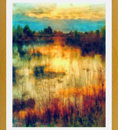 Cuadro Reflections on the Lake