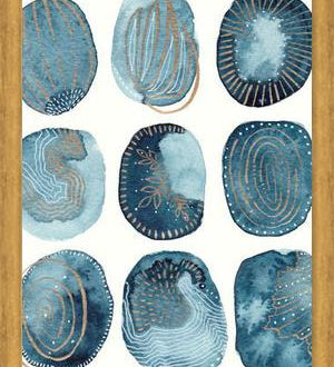 Cuadro Indigo watercolorInk 04