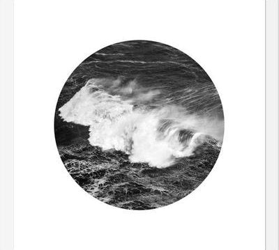 Cuadro B&W Waves