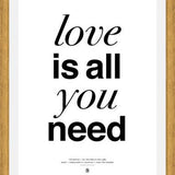 Cuadro The Beatles - Love is all you Need White