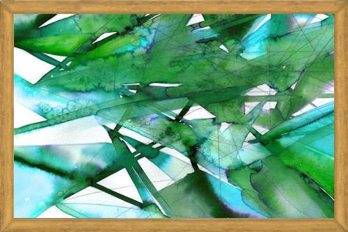Cuadro GUIDING LIGHTS 4, GREEN AQUA