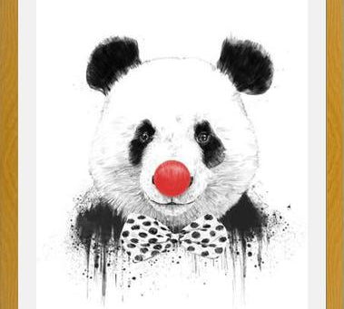 Cuadro Clown Panda
