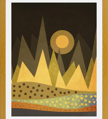 Cuadro Geometric landscape 02