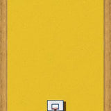 Cuadro Basquet amarillo