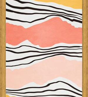 Cuadro Modern irregular Stripes 01