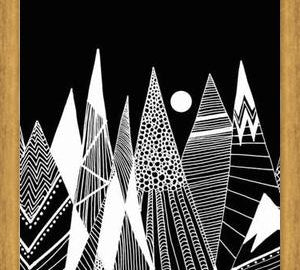 Cuadro Patterns in the mountains