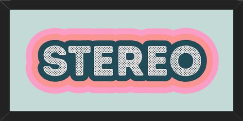 Cuadro Stereo Mint