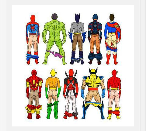 Superhero Butts