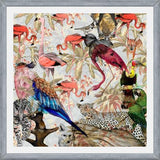 Cuadro Pink Jungle Cuadrado