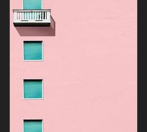 Cuadro Ventanas y balcón, San Remo.