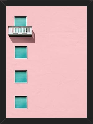 Cuadro Ventanas y balcón, San Remo.