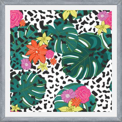 Cuadro Shining Leopard Detailed Colorful Happy