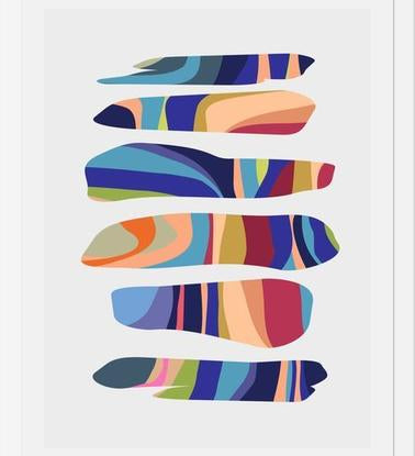 Cuadro Colored Pieces