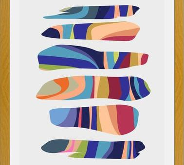Cuadro Colored Pieces