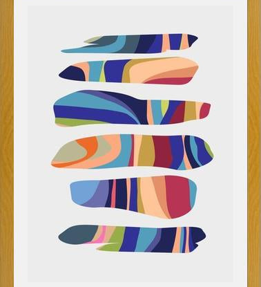 Cuadro Colored Pieces