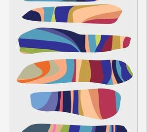 Cuadro Colored Pieces