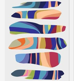 Cuadro Colored Pieces