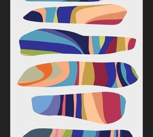 Cuadro Colored Pieces