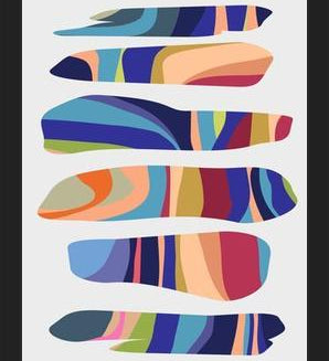 Cuadro Colored Pieces
