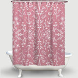 Cortina de Baño Floral Mirror