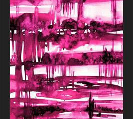 Cuadro UNDERLYING CONNECTION - HOT PINK