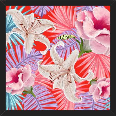 Cuadro Tropical Nature Pattern