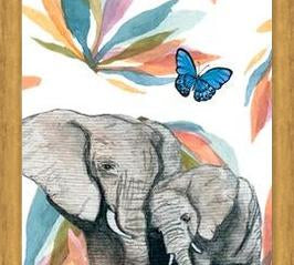 Cuadro Elefants