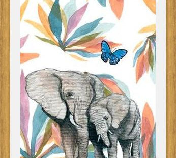Cuadro Elefants