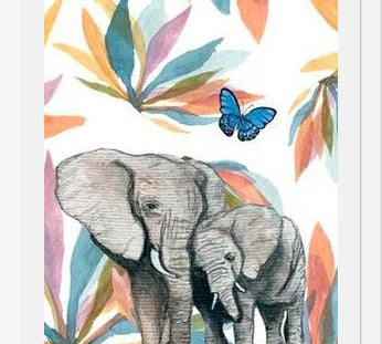 Cuadro Elefants