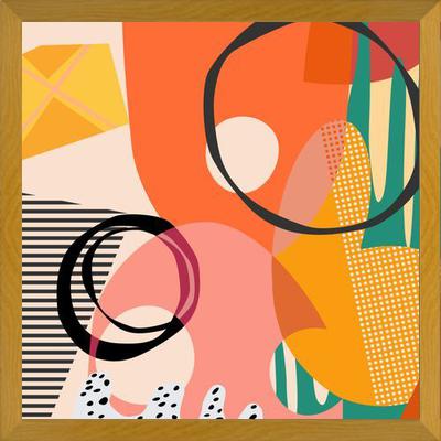 Cuadro Meeting of Shapes and Patterns