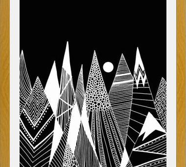 Cuadro Patterns in the mountains